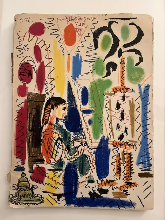 Lithographie Picasso - L' ateiler de Cannes