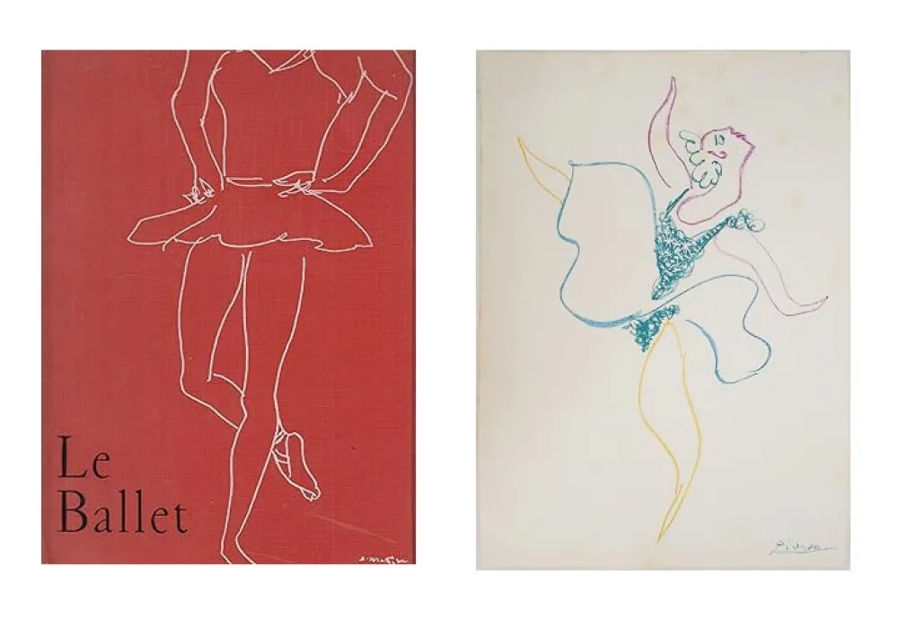 Illustriertes Buch Picasso - La ballet