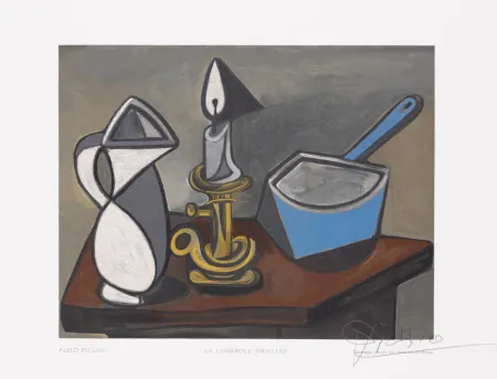 Holzschnitt Picasso - La casserole émaillée