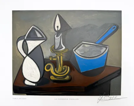 Holzschnitt Picasso - La Casserole Émaillée