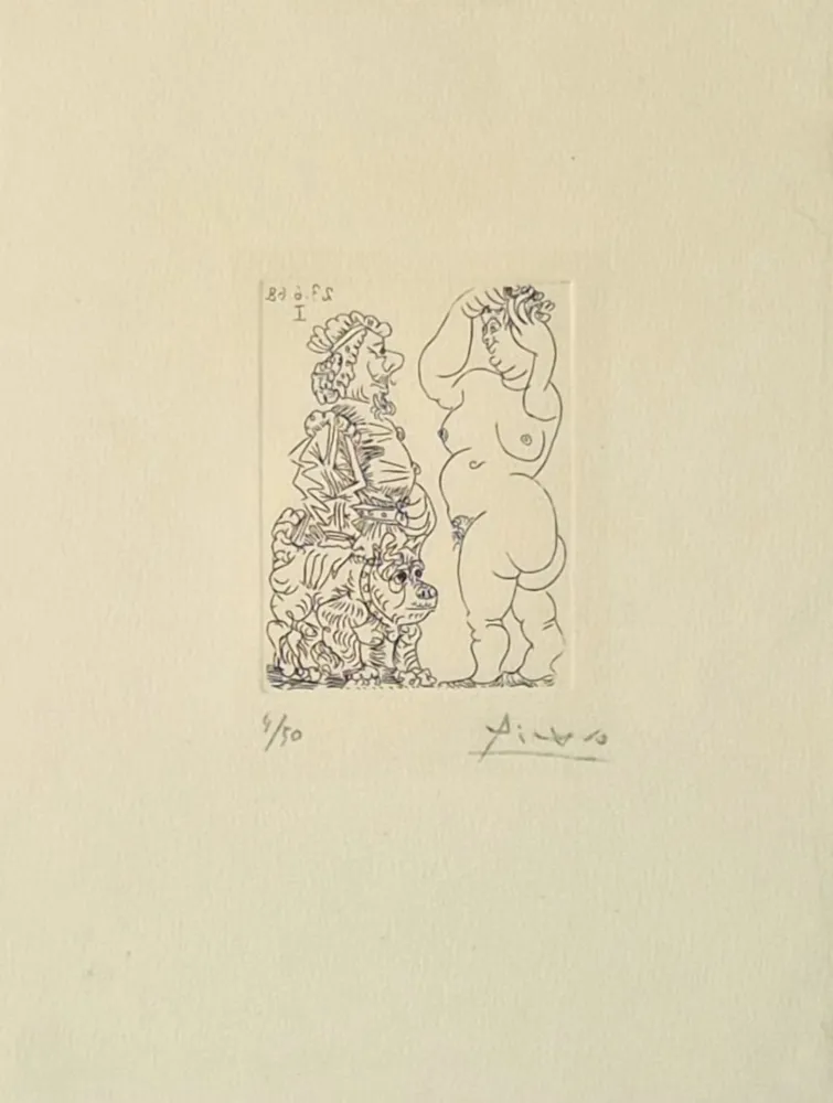 Stich Picasso - La Celestine, from Série 347