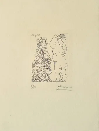 Stich Picasso - La Celestine, from Série 347