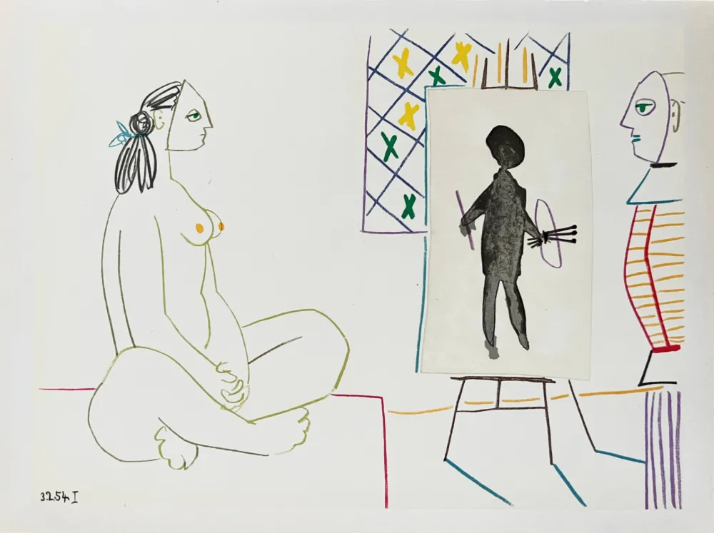 Lithographie Picasso - La Comédie Humaine