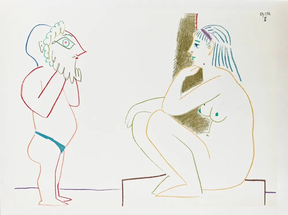 Lithographie Picasso - La Comédie Humaine