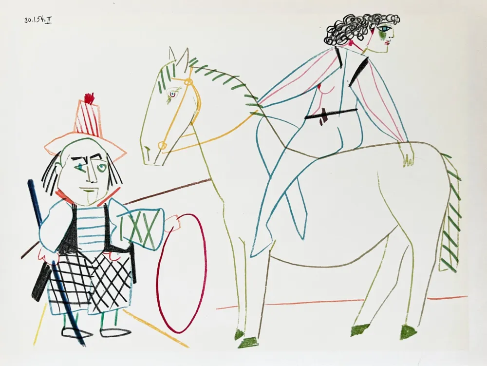 Lithographie Picasso - La Comédie Humaine