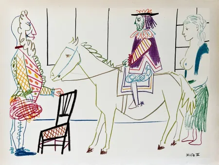 Lithographie Picasso - La Comédie Humaine
