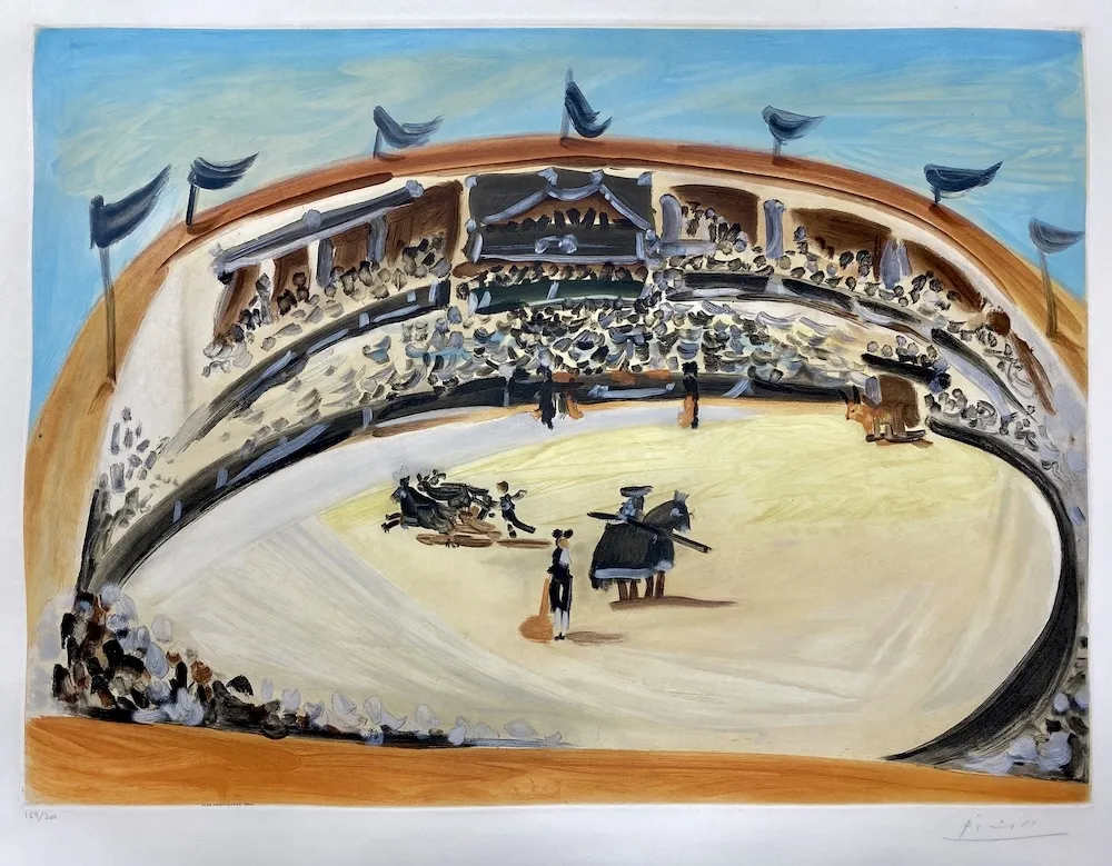 Aquatinta Picasso - La Corrida
