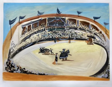 Aquatinta Picasso - La Corrida