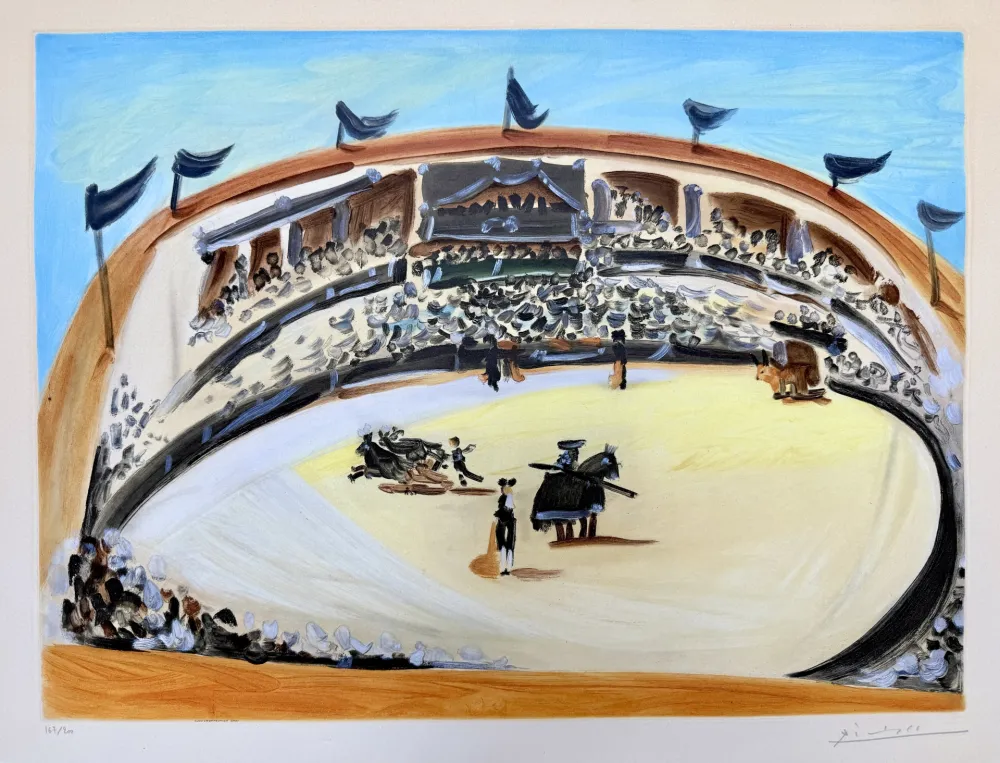 Aquatinta Picasso - La Corrida