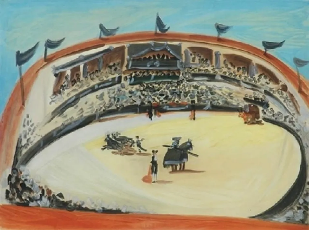 Aquatinta Picasso - La Corrida ( The Bullfight)