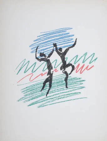 Lithographie Picasso - La Danse, 1956