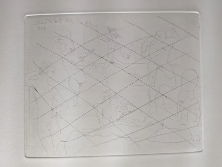 Kaltnadelradierung Picasso - 