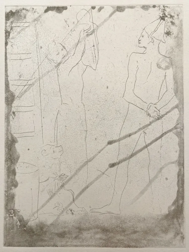 Stich Picasso - La Famille de Saltimbanques au Macaque