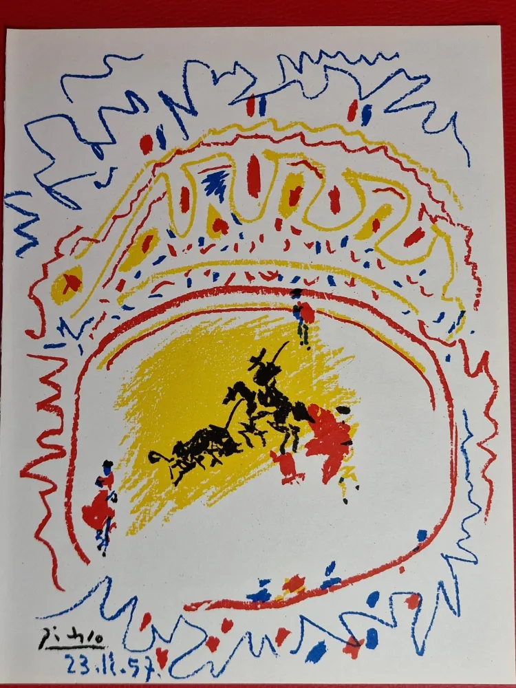 Lithographie Picasso - La Petit Corrida 