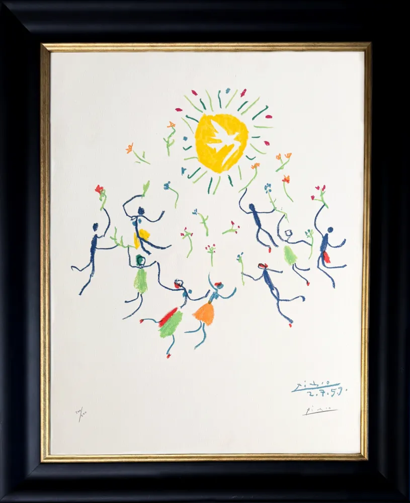 Lithographie Picasso - La Ronde de l'amitié