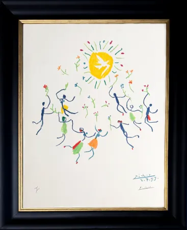 Lithographie Picasso - La Ronde de l'amitié
