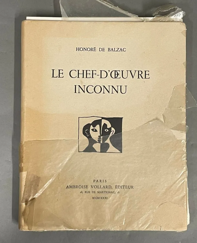 Holzschnitt Picasso - Le Chef‑d’œuvre inconnu