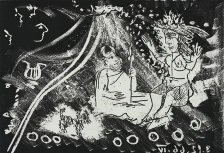 Radierung Und Aquatinta Picasso - Le Cocu Magnifique