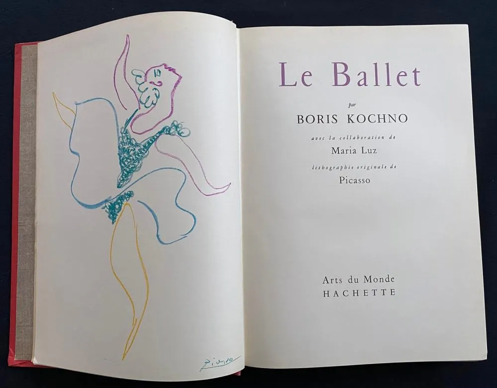 Illustriertes Buch Picasso - Le Danseuse/Le Ballet/Ballerina 
