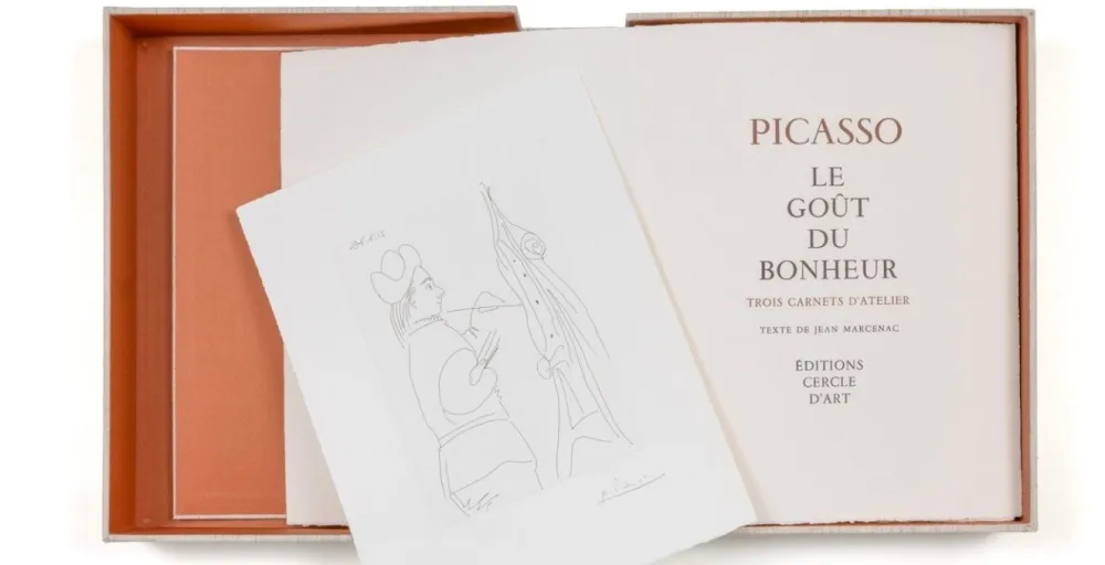 Multiple Picasso - Le Goût de Bonheur Deluxe Edition with engraving
