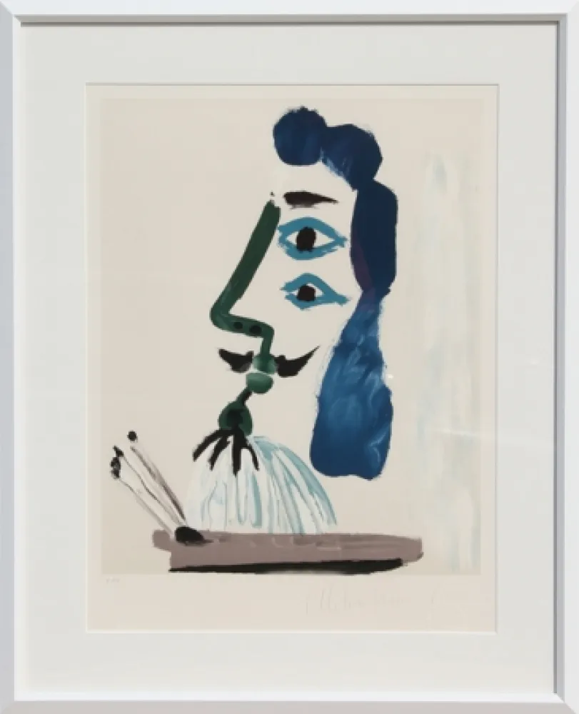 Lithographie Picasso - Le Peintre et sa Palette