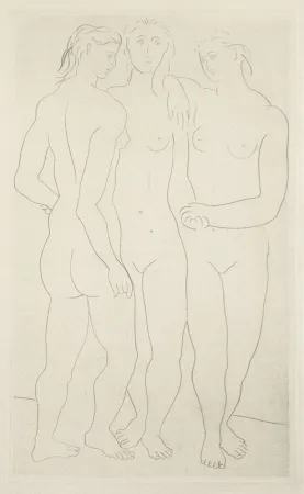 Radierung Picasso - Le Trois Graces II