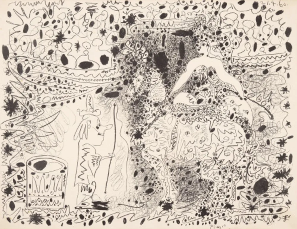 Lithographie Picasso - L'Ecuyère