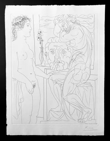 Keine Technische Picasso - Modèle nu et sculptures