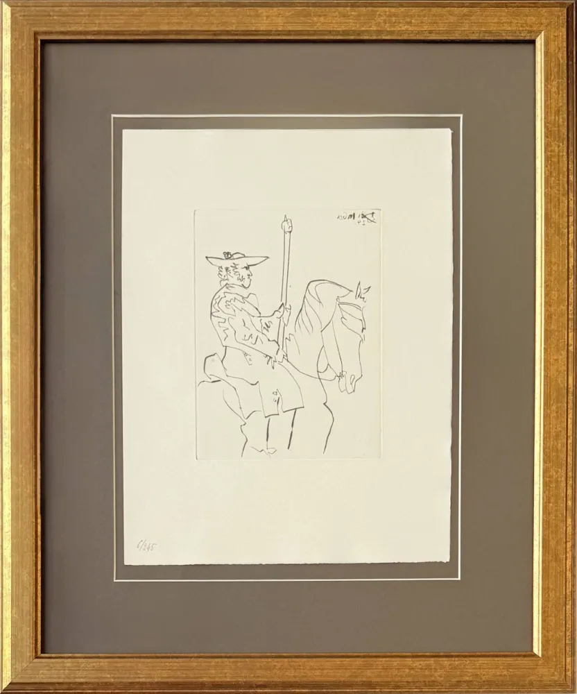Radierung Picasso - Picador