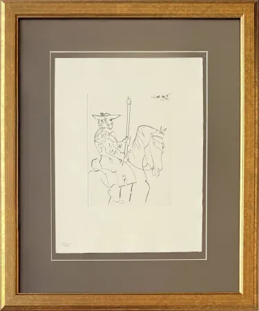 Radierung Picasso - Picador