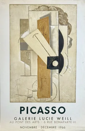 Lithographie Picasso - Picasso  - Galerie Lucie Weill, 1966