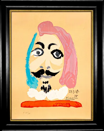 Lithographie Picasso - Portraits Imaginaires