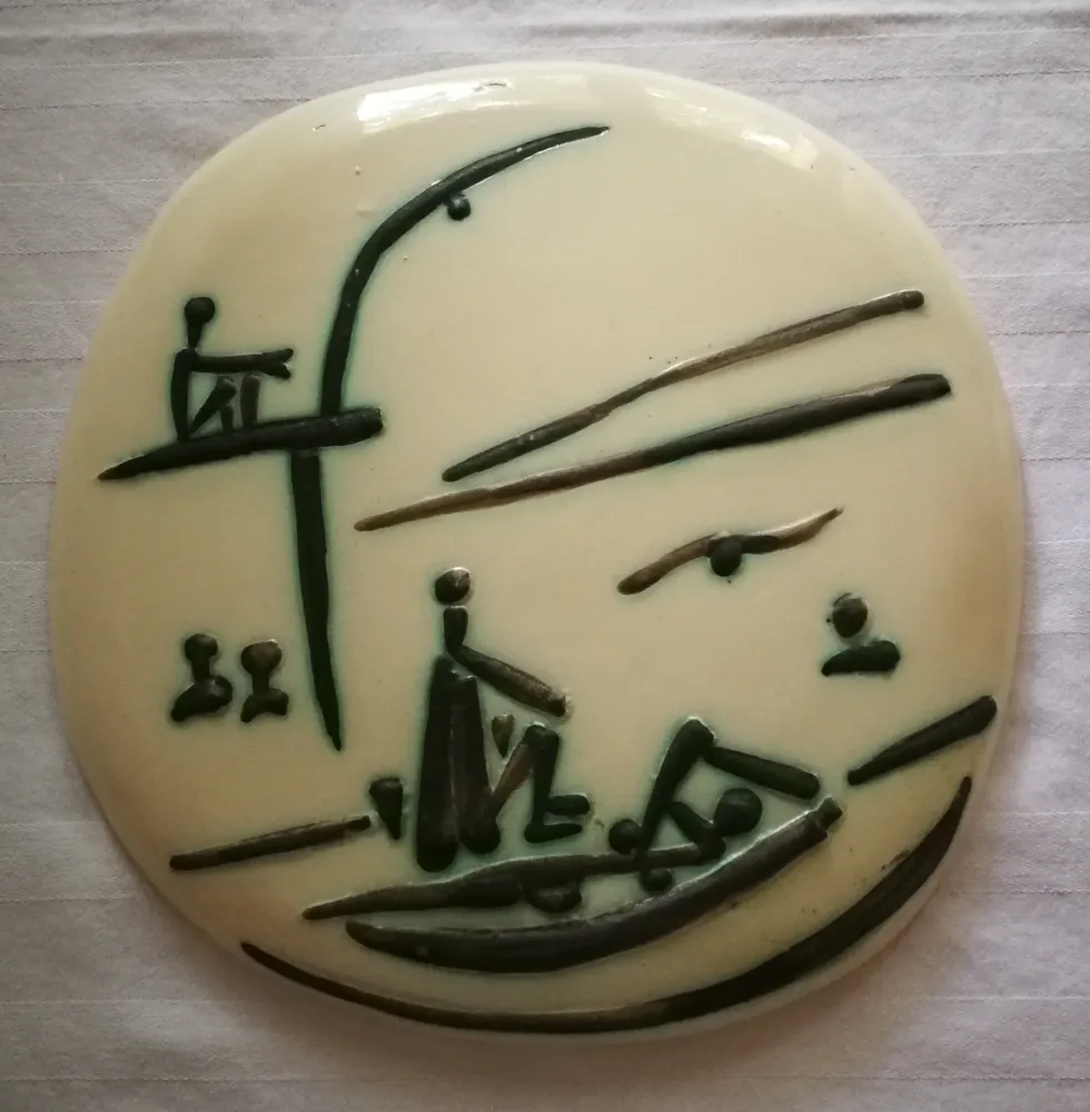 Keramik Picasso - Scene de plage