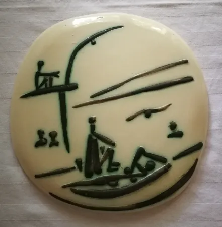 Keramik Picasso - Scene de plage