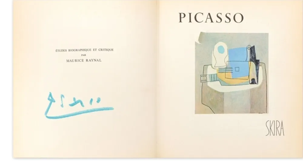Illustriertes Buch Picasso - Signed The Taste of Our Time by Skira Raynal 1953 FIRST EDITION in French