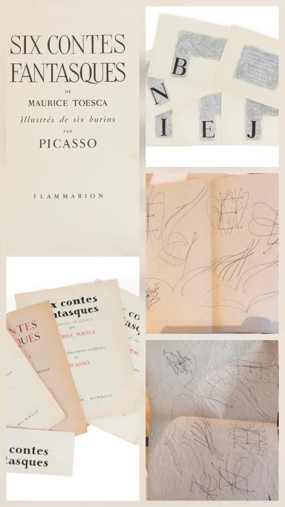 Illustriertes Buch Picasso - Six Contes Fantastiques- Preparatory chapel Copy