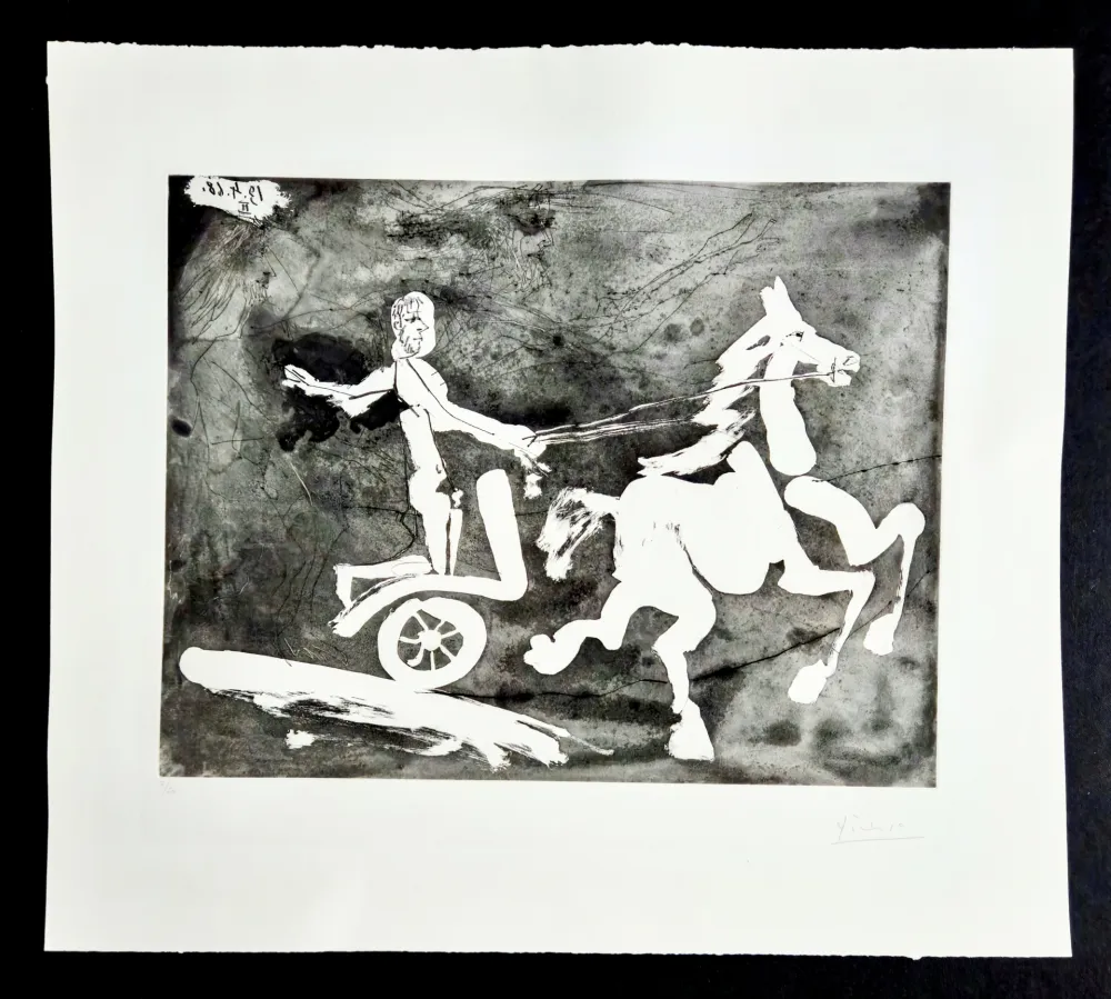 Stich Picasso - Television: Course de chars à l'antique I 