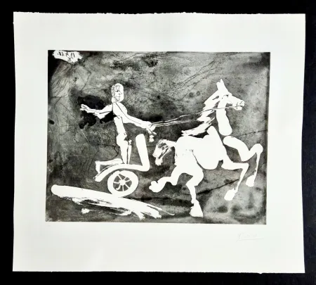 Stich Picasso - Television: Course de chars à l'antique I 