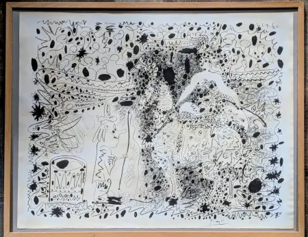 Lithographie Picasso - The Horsewoman / L’Ecuyère - Rare Original Lithograph on wove paper, 1960