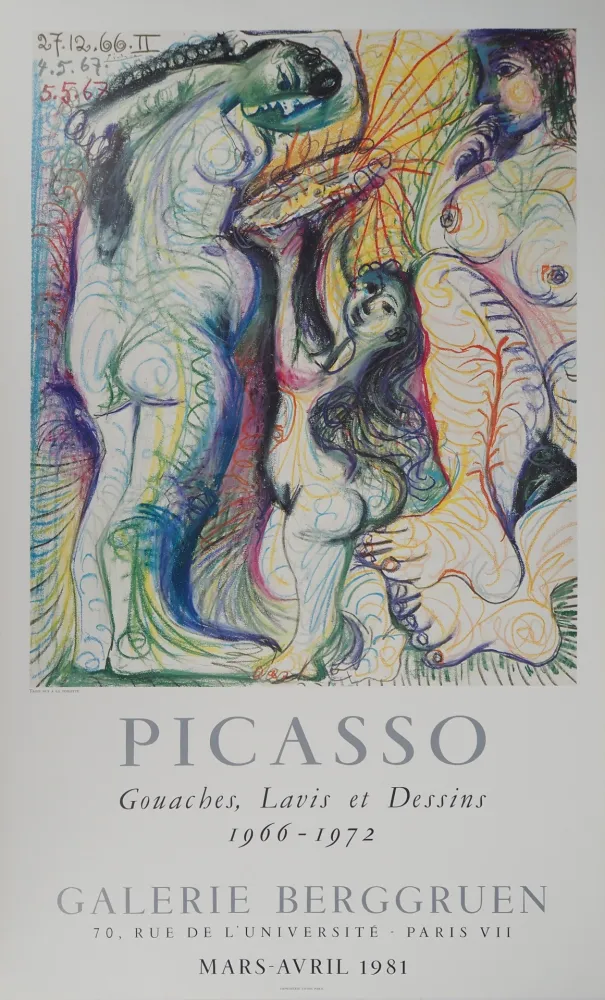 Plakat Picasso - Trois nus à la toilette