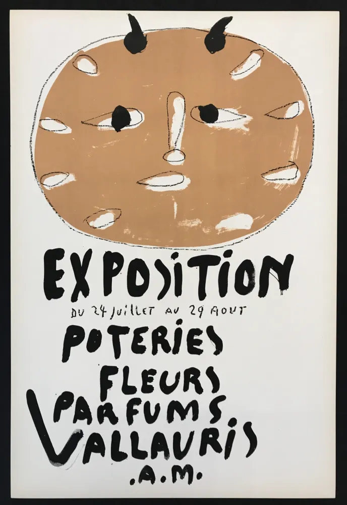 Lithographie Picasso - Vallauris Exposition (Premiere)