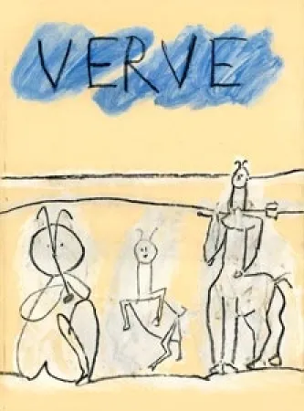 Illustriertes Buch Picasso - VERVE Vol. V. n° 19 et 20. COULEUR DE PICASSO. Antipolis 1946. Peintures et dessins de Picasso. Texte de Picasso et de Sabartes (1948)