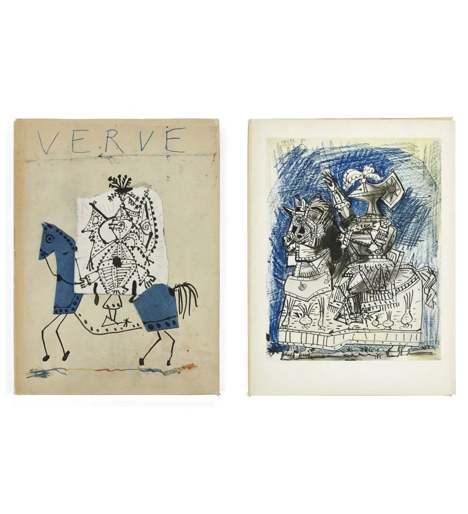 Illustriertes Buch Picasso - VERVE. Vol. VII, n° 25-26. 