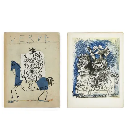Illustriertes Buch Picasso - VERVE. Vol. VII, n° 25-26. 