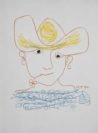 Lithographie Picasso - Young Spanish Peasant