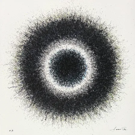 Digitale Druckgrafik Picz - Epicentrum Quantinum B/G/B No 91 // G