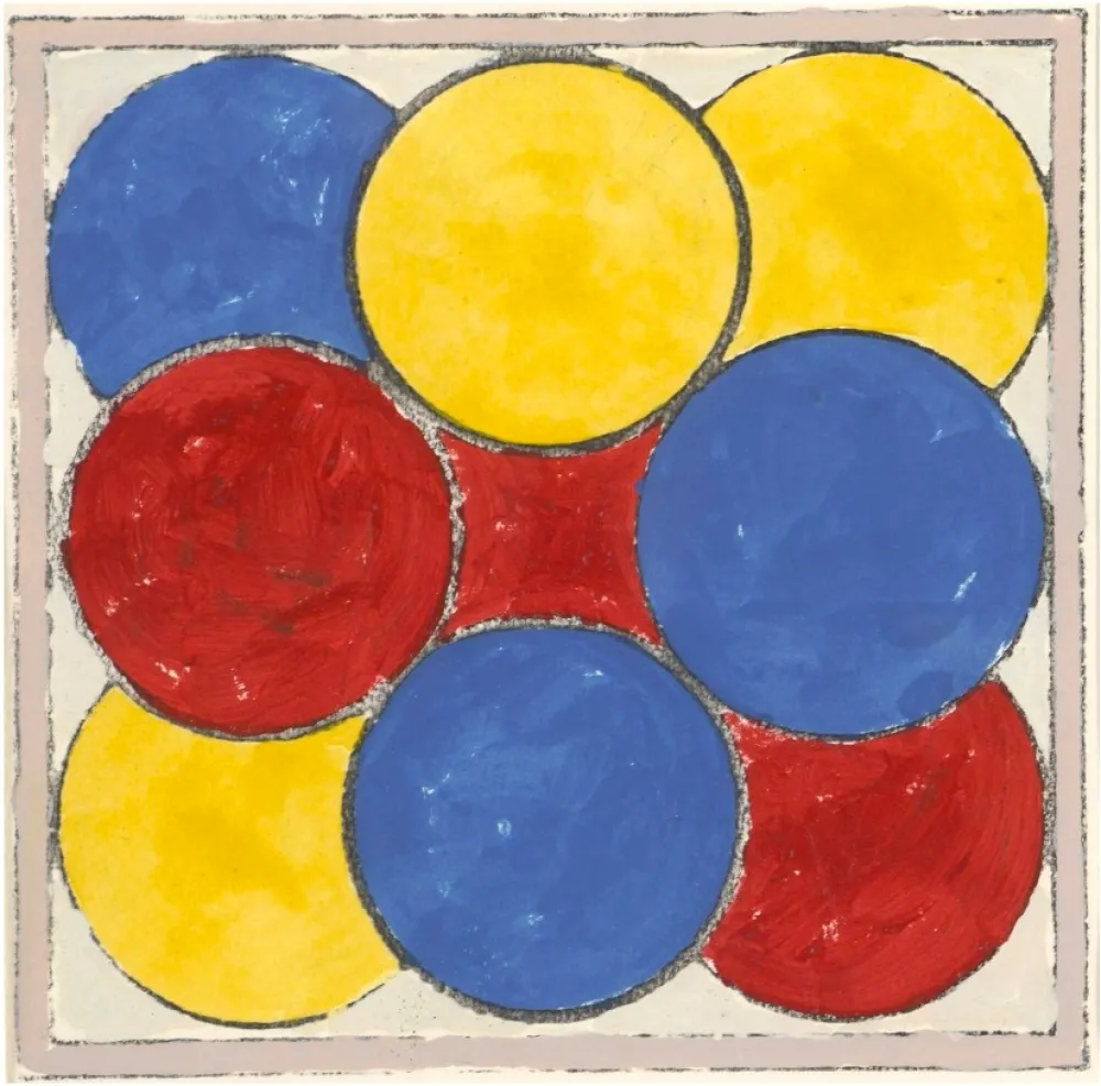 Keine Technische Pincemin - Gouache sur papier 