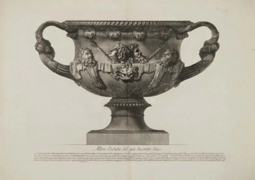 Stich Piranesi - Vaso