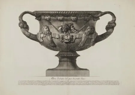 Stich Piranesi - Vaso