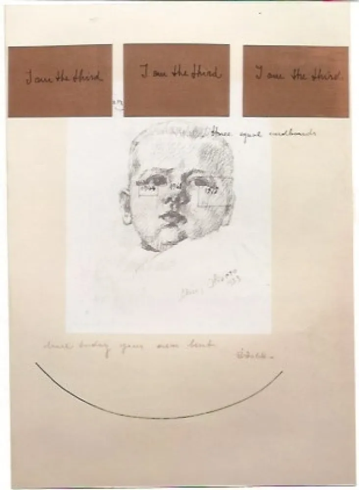 Siebdruck Pistoletto - I am the third